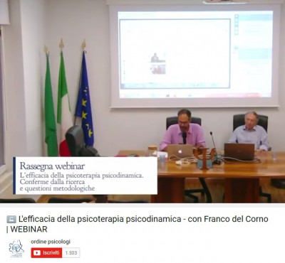 Webinar OPL - L'efficacia della psicoterapia psicodinamica. Conferme dalla ricerca e questioni metodologiche - video integrale