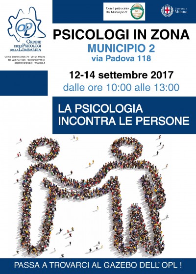 immagine articolo Progetto OPL: Psicologi in Zona - Municipio 2 Milano
