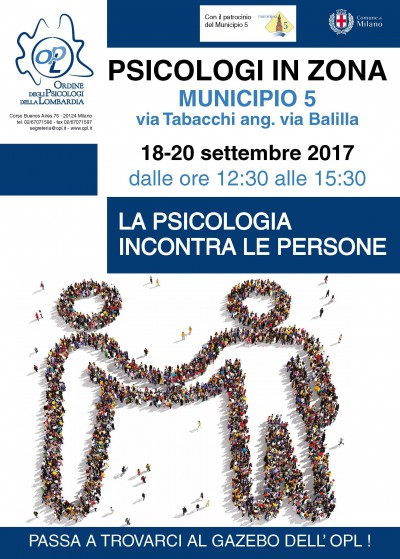 immagine articolo Progetto OPL: Psicologi in Zona - Municipio 5 Milano