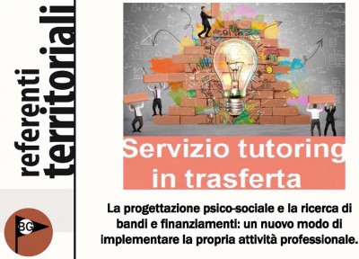 immagine articolo BERGAMO - Servizio tutoring in trasferta - La progettazione psico-sociale e la ricerca di bandi e finanziamenti: un nuovo modo di implementare la propria attività professionale