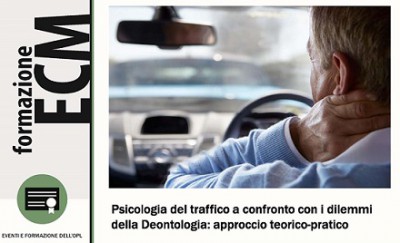 immagine articolo Evento ECM-OPL: Psicologia del traffico a confronto con i dilemmi della Deontologia: approccio teorico-pratico