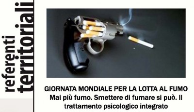 immagine articolo CREMONA - Giornata mondiale per la lotta al fumo - Mai più fumo. Smettere di fumare si può. Il trattamento psicologico integrato